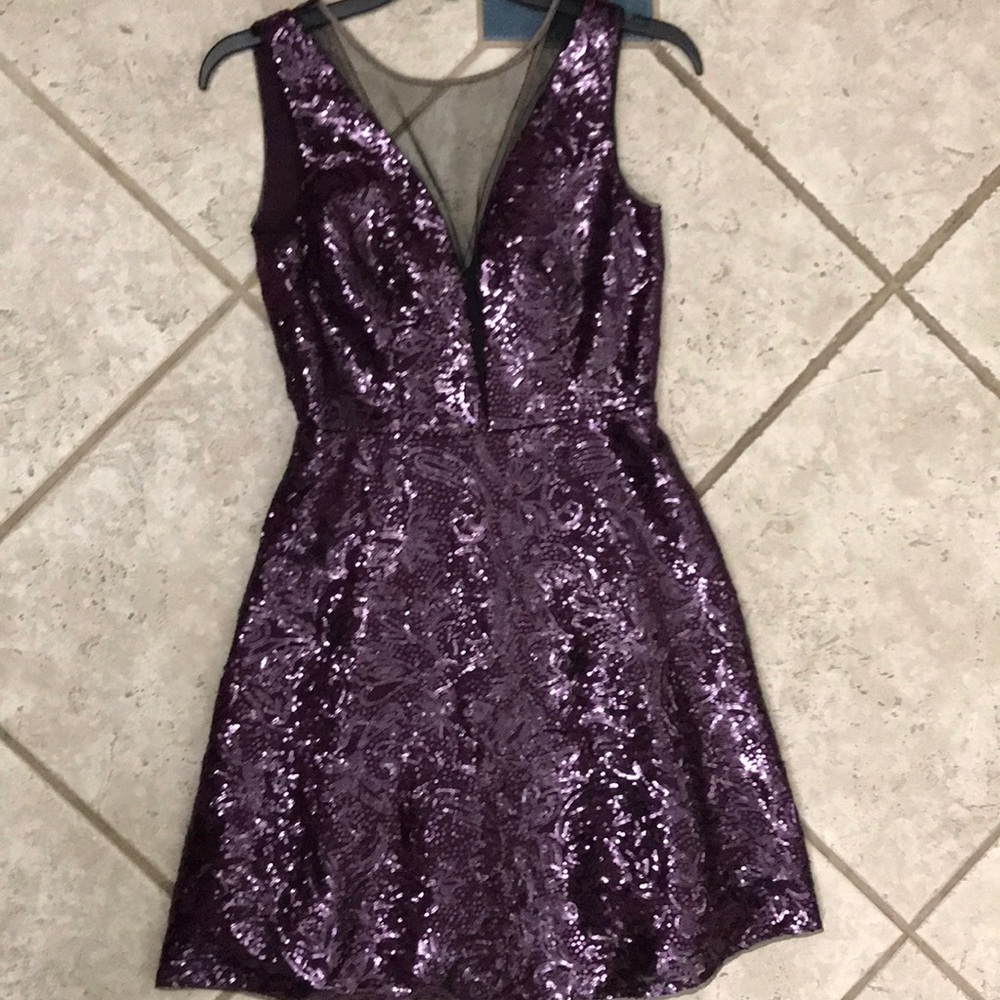 BCBG Sequined Party Dress